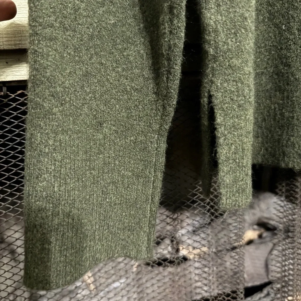 J. Crew Colorblock Sweater in Cream, Tan, and Green